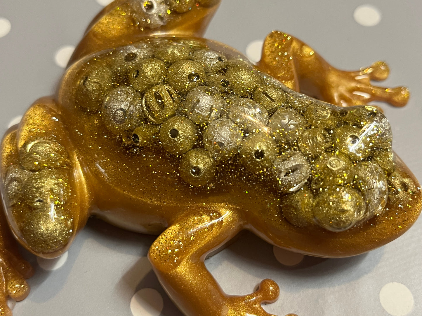Midas Frog - From the Limited Edition hand made Big Weird Frog range