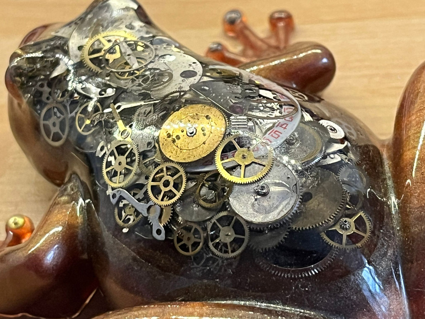 Steampunk Frog - From the Limited Edition handmade Big Weird Frog range