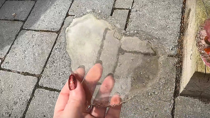 Crystal Edged Heart Coaster Mould