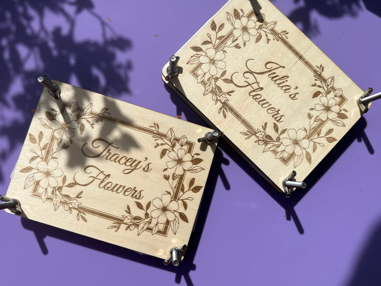 Mini Flower Press - Personalised