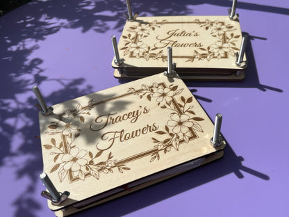 Mini Flower Press - Personalised