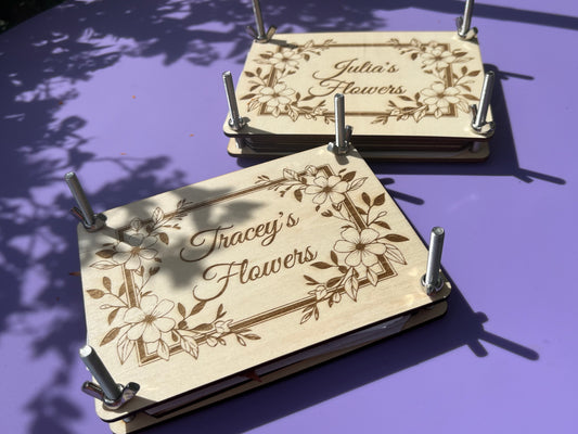 Mini Flower Press - Personalised