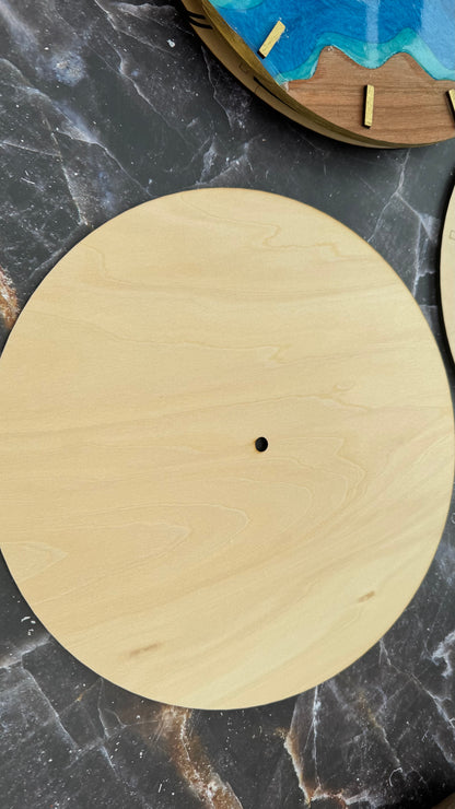 DIY River Wood Clock Kit & Other Clock Elements