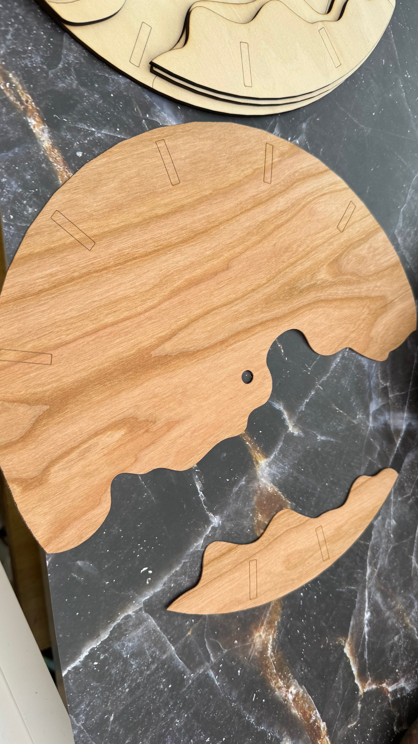 DIY River Wood Clock Kit & Other Clock Elements