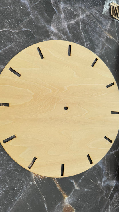 DIY River Wood Clock Kit & Other Clock Elements