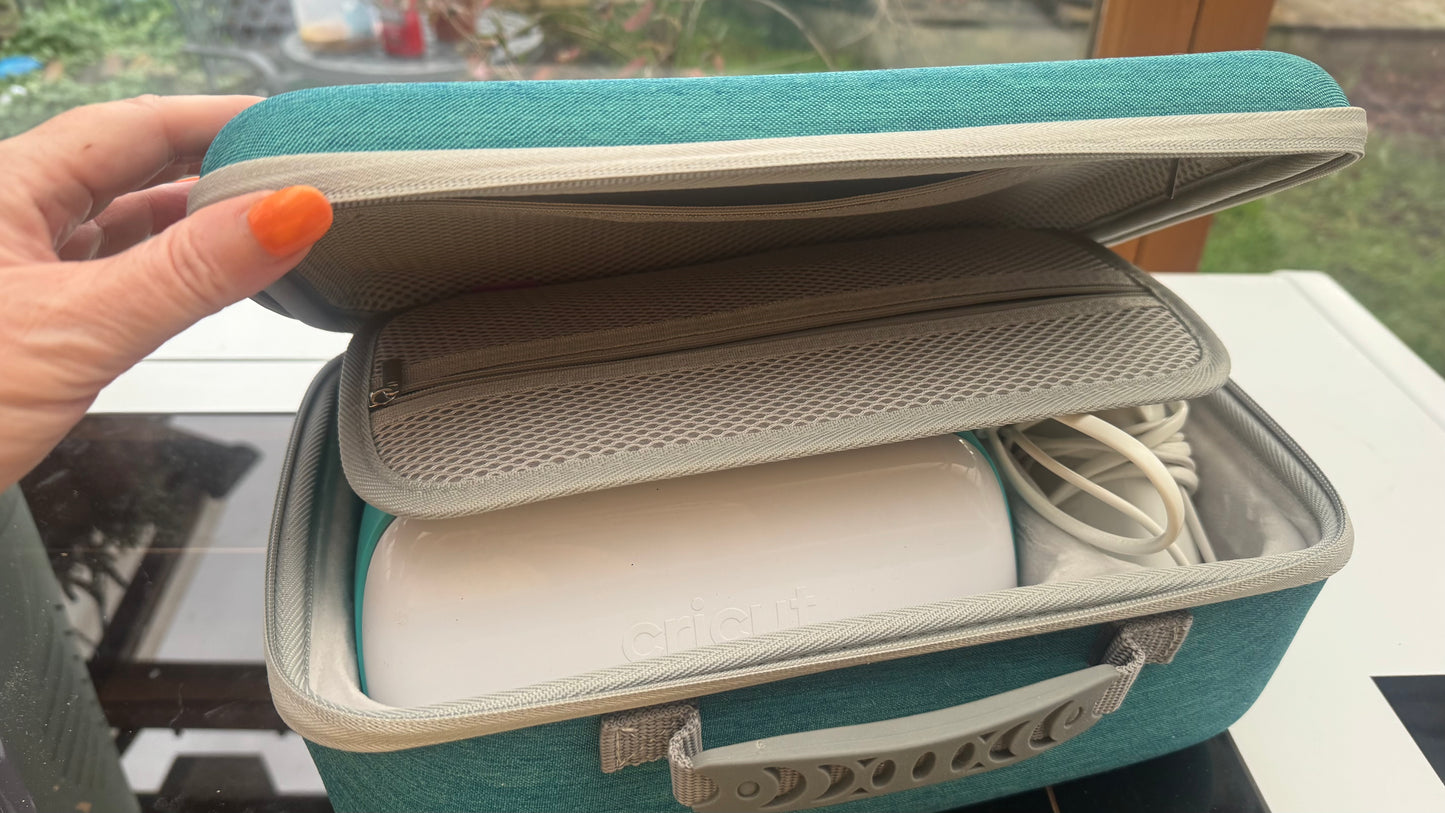 Cricket Joy with hard carry case, loads of pens and accessories. Preloved