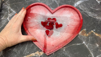 Large heart tray