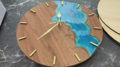 DIY River Wood Clock Kit & Other Clock Elements