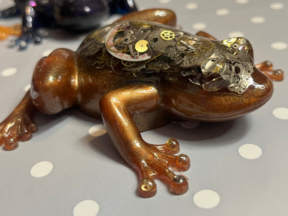 Steampunk Frog - From the Limited Edition handmade Big Weird Frog range